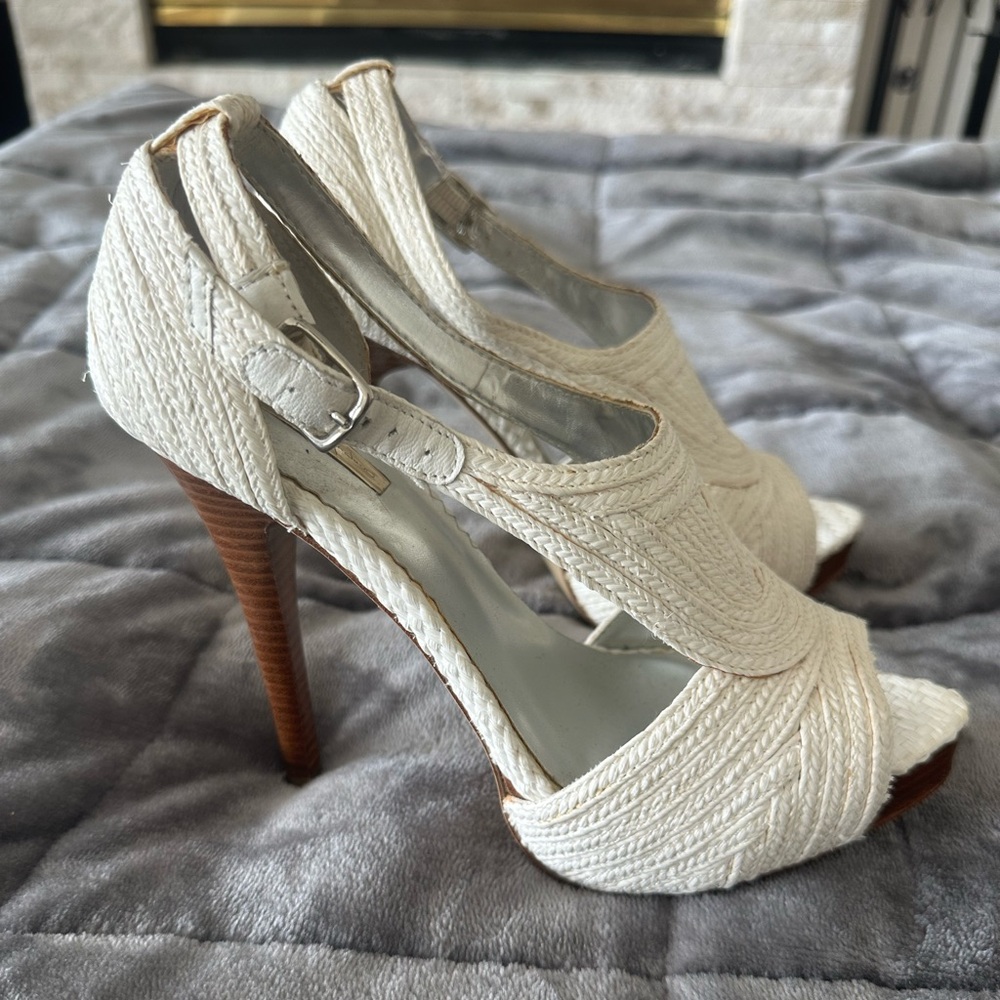 Elegant Cream Women's Heels